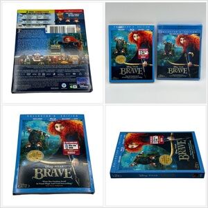 Disney Brave Three-Disc Collector's Edition: Blu-ray DVD Blu-ray New Sealed NIP